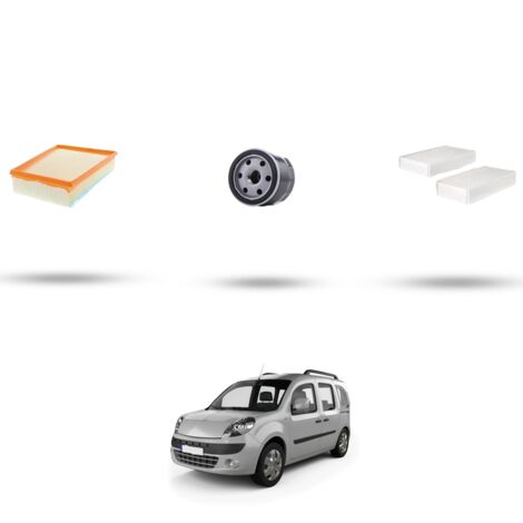 Kit tagliando 3 filtri compatibile con Renault Kangoo II 1.5 Dci 50kw Dal 2008 (1/4)