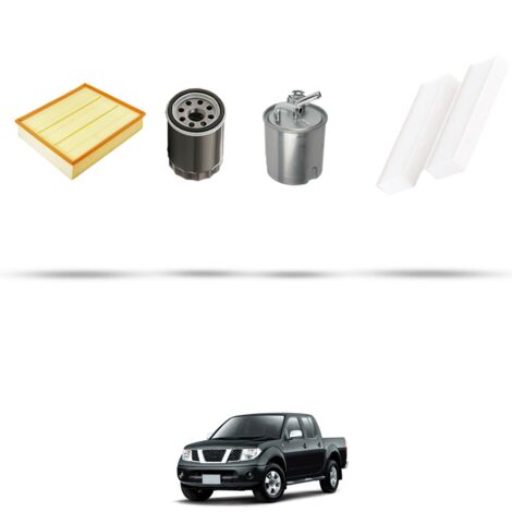 Kit tagliando 4 filtri compatibile con Nissan Navara (D40) 2.5 Dci 126kw Dal 2006 (1/5)