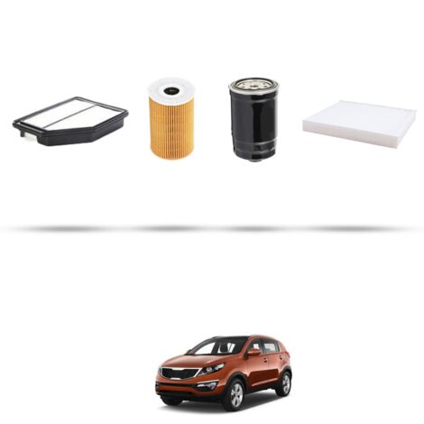 Kit tagliando 4 filtri compatibile con Kia Sportange III (SL) 1.7 CRDI 85KW 2010 (1/5)