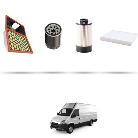 Kit tagliando 4 filtri compatibile con Iveco Daily V 70C 15 3.0 HPI 107kw dal 2011 (1/5)