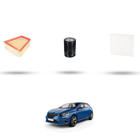 Kit tagliando 3 filtri compatibile con Renault Megane IV 1.6 DCI 121kw dal 2017 (1/4)