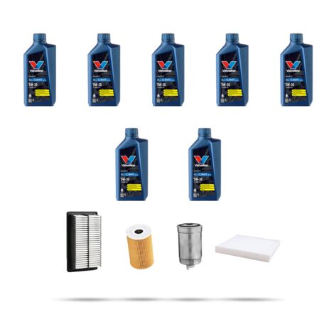 Kit tagliando 4 FILTRI e 7L OLIO compatibile con Hyundai Santa Fe III 2.2 crdi 147kw dal 2015 (1/5)