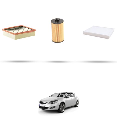 Kit tagliando 3 filtri compatibile con Opel Astra J ,GTC,SW 1.4 16v Turbo 103kw Dal 2009 (1/4)