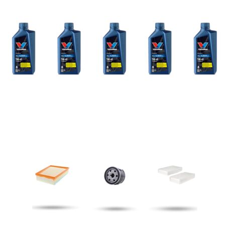 Kit tagliando 3 FILTRI e 5L OLIO compatibile con Renault Kangoo II 1.5 Dci 76kw Dal 2008 (1/5)