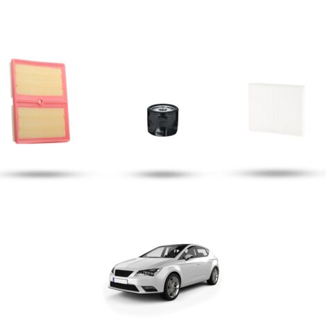 Kit tagliando 3 filtri compatibile con Seat Leon III 1.0 TSI 63kw Dal 2018 (1/4)