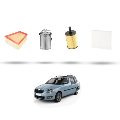 Kit tagliando 4 filtri compatibile con Skoda Roomster 1.4 TDI 51kw Dal 2006 (1/5)