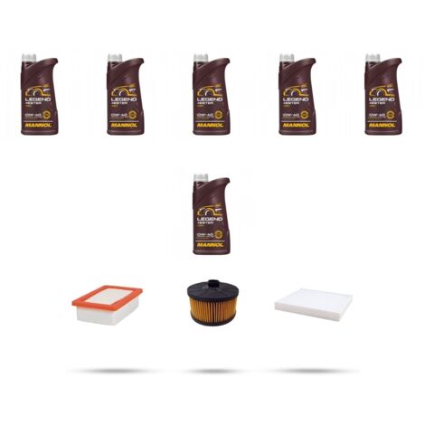 Kit tagliando 3 FILTRI e 6L OLIO compatibile con Renault Captur II 1.3 TCe 130 96Kw dal 2020 (1/4)