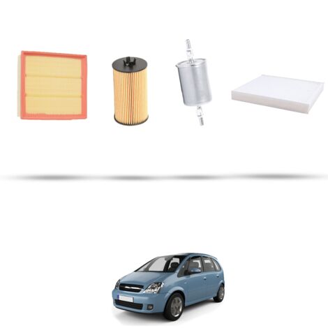 Kit tagliando 4 filtri compatibile con Opel Meriva A 1.4 16v 66kw Dal 2004 al 2010 (1/5)