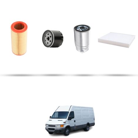 Kit tagliando 4 filtri compatibile con Iveco Daily III 29-14 2.3 Turbo 100kw dal 2005 (1/5)