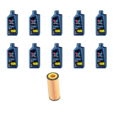 Kit filtro olio e 10L compatibile con Mercedes Classe M (W163) 400 184kw Dal 2001 (1/3)