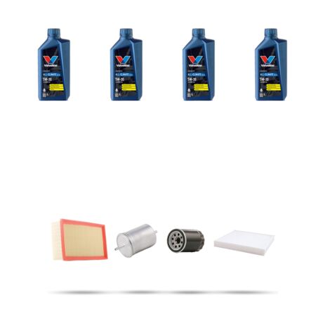 Kit tagliando 4 FILTRI e 4L OLIO compatibile con Vw Bora 2.0 85kw dal 1998 (1/5)