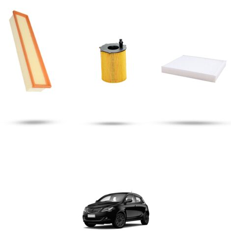 Kit tagliando 3 filtri compatibile con Chrysler Ypsilon 1.2 51kw dal 2011 (1/4)