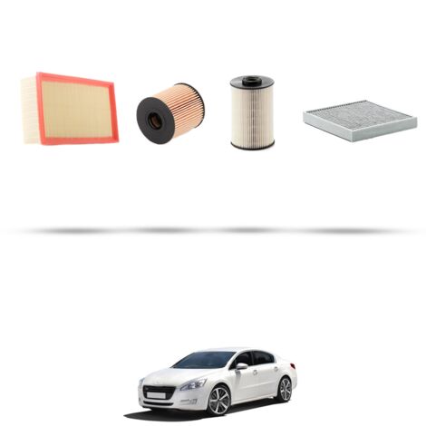 Kit tagliando 4 filtri compatibile con Peugeot 508 2.0 HDI Fap Hybrid 147kw Dal 2012 (1/5)