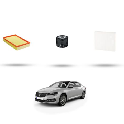 Kit tagliando 3 filtri compatibile con Skoda Superb III (3V) 1.5 TSI 110kw Dal 2015 (1/4)