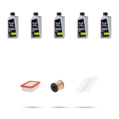 Kit tagliando 3 FILTRI e 5L OLIO compatibile con Peugeot 508 II (R8) 1.6 Hybrid 133kw Dal 2023 (1/5)