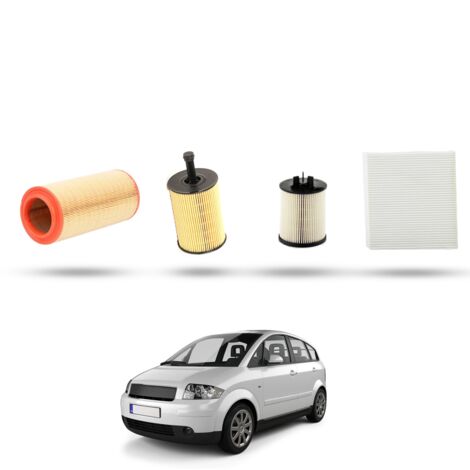 Kit Tagliando 4 filtri compatibile con Audi A2 (8z0) 1.4 tdi 55kw dal 2000 2005 (1/5)