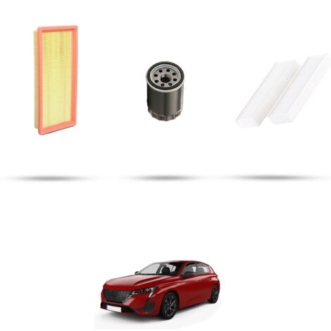 Kit tagliando 3 filtri compatibile con Peugeot 308 III 1.2 PureTech 81kw dal 2021 (1/4)