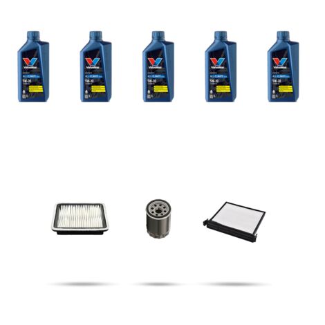 Kit tagliando 3 FILTRI e 5L OLIO compatibile con Subaru Impreza III 2.5 STI 294kw dal 2010 (1/5)