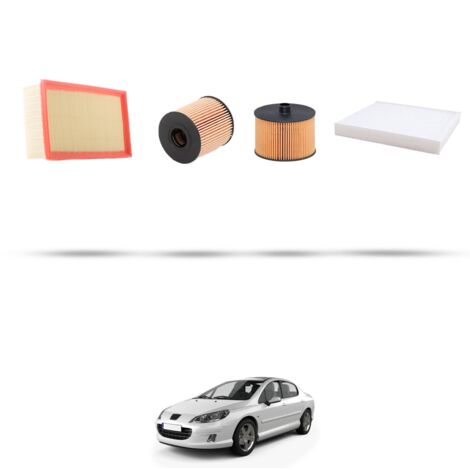 Kit tagliando 4 filtri compatibile con Peugeot 407 2.0 Hdi 103kw dal 2008 (1/5)