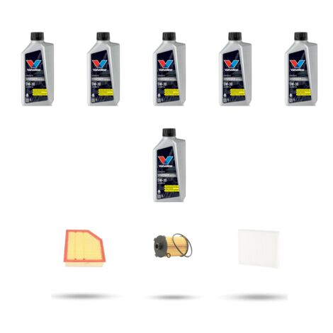 Kit tagliando 3 FILTRI e 6L OLIO compatibile con Volvo S60 III V60 II Cross Country 2.0 T6 228kw Dal 2018 (1/5)
