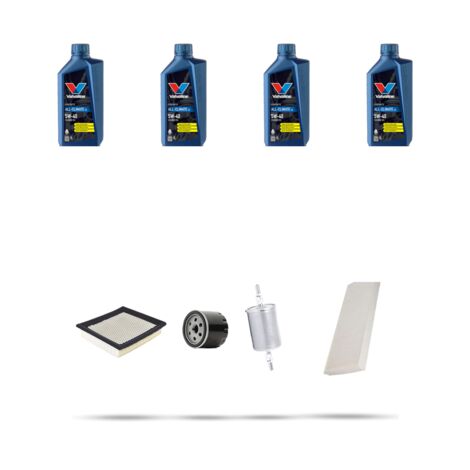 Kit tagliando 4 FILTRI e 4L OLIO compatibile con Opel Vectra C 1.6i 16v 74kw dal 2002 (1/5)