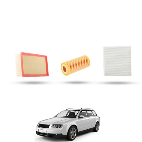 Kit Tagliando 3 filtri compatibile con Audi A4 (B6,B7) 2.0 turbo FSI 147kw dal 2004 al 2008 (1/4)