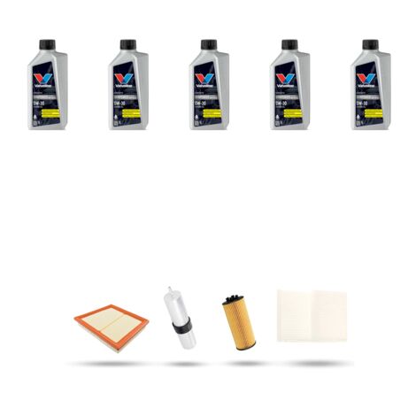 Kit tagliando 4 FILTRI e 5L OLIO compatibile con Bmw x1 (F48) 20d 140kw dal 2015 (1/5)
