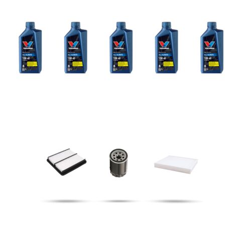 Kit tagliando 3 FILTRI e 5L OLIO compatibile con Suzuki Grand Vitara 1.6 69kw dal 1998 (1/5)
