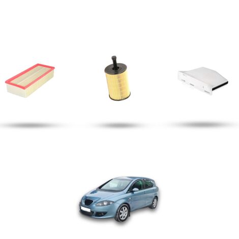 Kit tagliando 3 filtri compatibile con Seat Toledo III (5P2) 2.0 TDI 103kw dal 2004 (1/4)