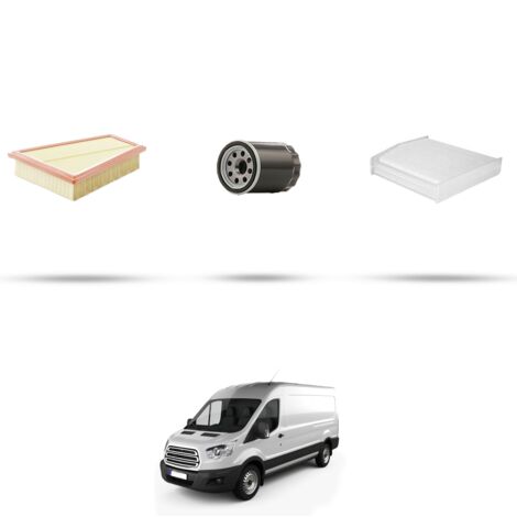 Kit tagliando 3 filtri compatibile con Ford Transit 2014 1.0 EcoBoost PHEV 92kw dal 2020 (1/4)