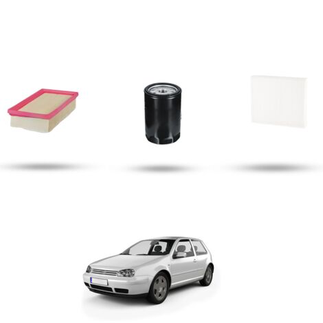 Kit tagliando 3 filtri compatibile con Vw Golf IV (1j1 1j5) 1.8 92kw Dal 1997 al 2006 (1/4)