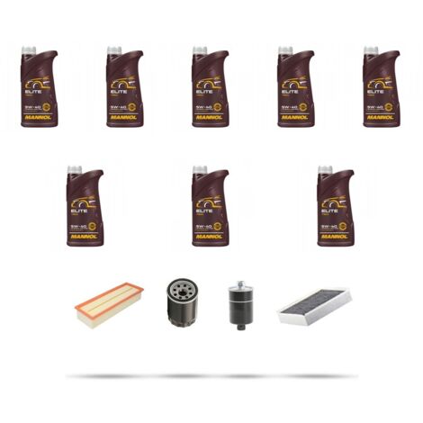 Kit tagliando 4 FILTRI e 8L OLIO compatibile con Jaguar XJ (X350) 4.2 v8 291kw dal 2003 (1/5)