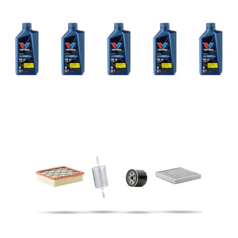 Kit tagliando 3 FILTRI e 5L OLIO compatibile con Ford S-Max II 1.5 EcoBoost 118kw dal 2015 (1/5)