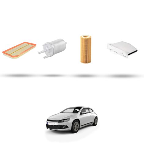 Kit tagliando 4 filtri compatibile con VW Scirocco III (1K8) 2.0 TSI R 188kw Dal 2009 (1/5)