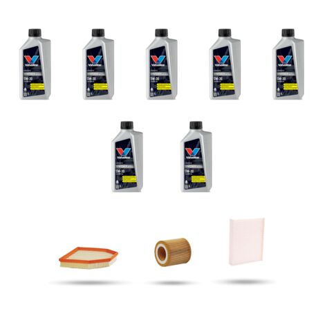 Kit tagliando 3 FILTRI e 7L OLIO compatibile con Bmw serie 4 (F32, F33, F36, F82) M4 317kw dal 2014 (1/4)