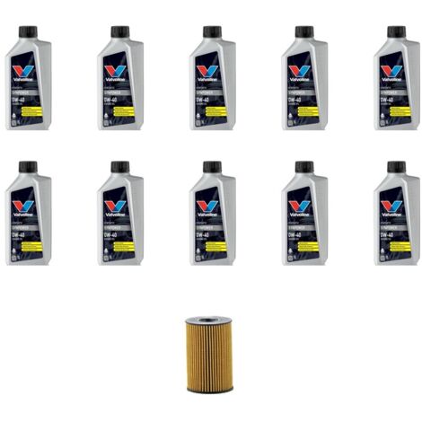 Kit filtro olio e 10L compatibile con Bmw serie 7 (F01, F02) 760i 400kw dal 2009 (1/2)