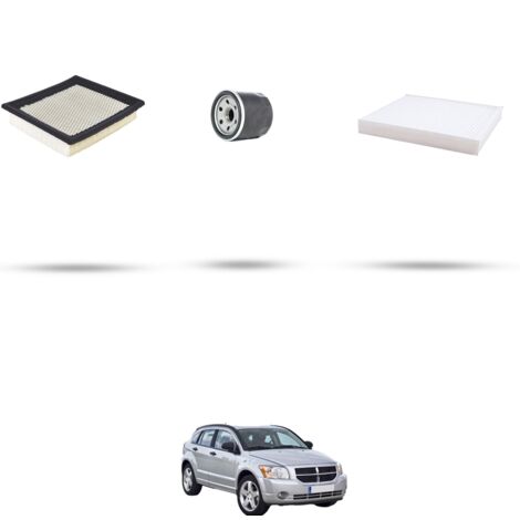 Kit tagliando 3 filtri compatibile con Dodge Caliber 2.4 16v 125kw dal 2006 (1/4)