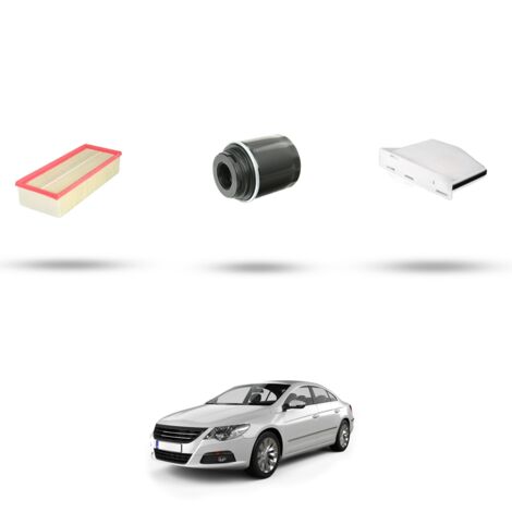 Kit tagliando 3 filtri compatibile con Vw CC (358) 1.4 TSI 118kw Dal 2011 (1/4)