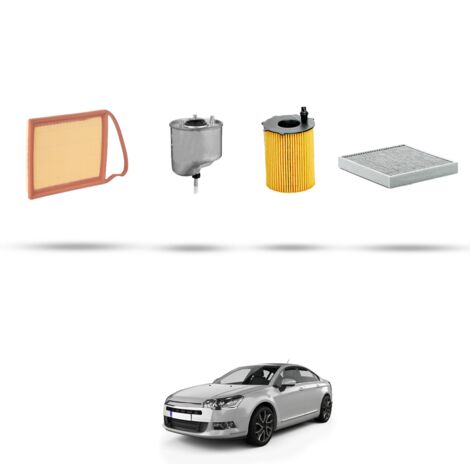 Kit tagliando 4 filtri compatibile con Citroen C5 III 1.6 Hdi 82kw dal 2010 (1/5)