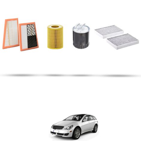 Kit tagliando 4 filtri compatibile con Mercedes Classe R (W251) 300 CDI 140kw Dal 2009 (1/5)