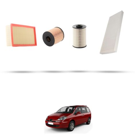 Kit tagliando 4 filtri compatibile con Peugeot 807 2.0 HDI 120kw dal 2010 (1/5)