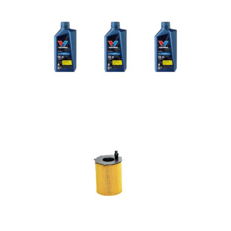 Kit filtro olio e 3L compatibile con Peugeot 206 1.4 HDi 16V 65kw dal 2003 (1/3)