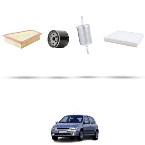 Kit tagliando 4 filtri compatibile con Renault Clio II 2.0 16v 132kw Dal 2003 (1/5)