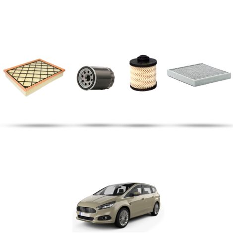 Kit tagliando 4 filtri compatibile con Ford S-Max II 2.0 Tdci Bi-Turbo 154kw dal 2015 (1/5)