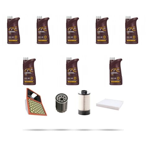 Kit tagliando 4 FILTRI e 8L OLIO compatibile con Iveco Daily V 50C 15 3.0 HPI 107kw dal 2011 (1/5)