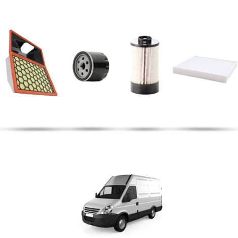 Kit tagliando 4 filtri compatibile con Iveco Daily IV 35C 10 2.3 HPI 70kw dal 2006 (1/5)
