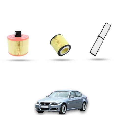 Kit Tagliando 3 filtri compatibile con BMW Serie 3 (E90,E91,E92,E93) 323i 130kw dal 2005 (1/4)