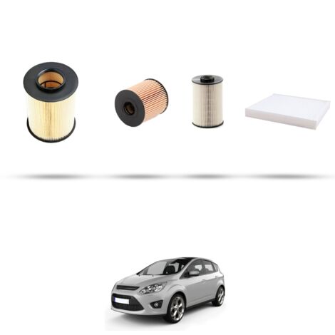 Kit tagliando 4 filtri compatibile con Ford C-Max II 2.0 tdci 85kw dal 2010 (1/5)