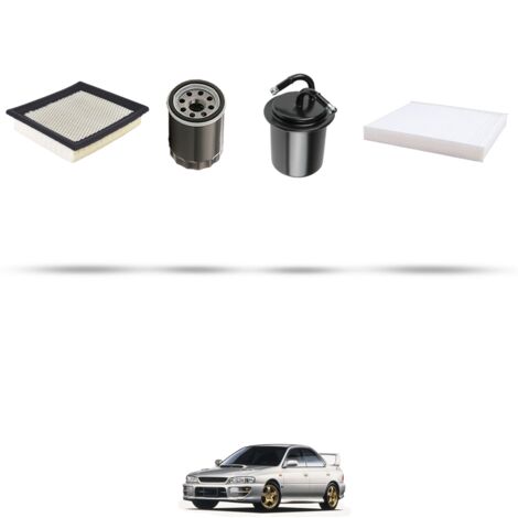 Kit tagliando 4 filtri compatibile con Subaru Impreza II 2.0 WRX 160kw dal 2000 (1/5)