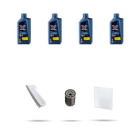 Kit tagliando 3 FILTRI e 4L OLIO compatibile con Toyota Rav 4 II 1.8 VVTi 92kw Dal 2000 (1/5)